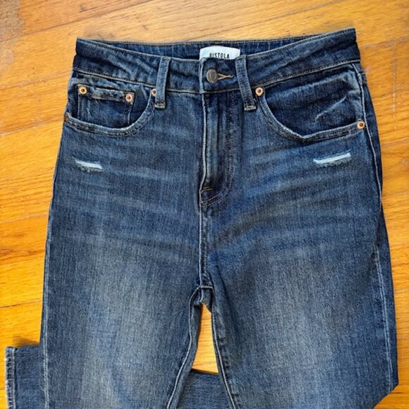 Pistola Lennon High Rise Crop Boot Jean in Broadway Size 25 - Picture 2 of 10